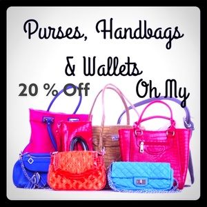 Handbags and Wallets 20% Off